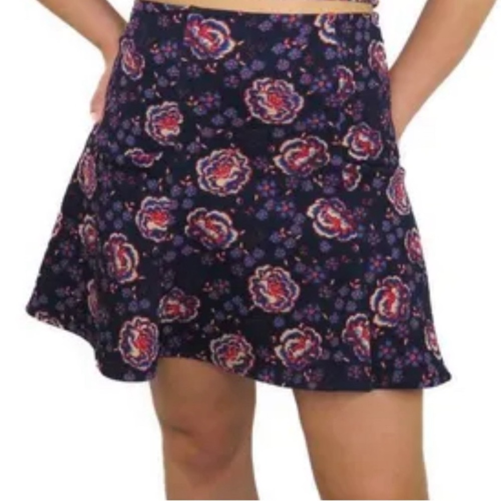 Hollister Blue Purple Mini Skirt size 4 3 for $20